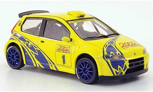Fiat Punto Rally 1/43 Hachette Abarth Super 1yellow 2002 diecast model cars