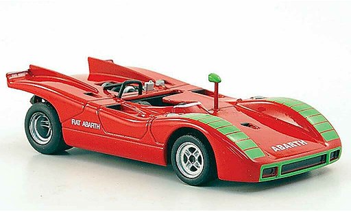 Fiat 2000 Abarth 1/43 Hachette Sport Spider (SE019) red 1970 diecast model cars