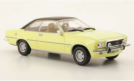 Opel Commodore B 1/43 Hachette Coupe GS/E yellow/black (ohne Magazin) 1972 diecast model cars