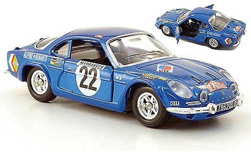 Alpine A110 rallye 1/43 Solido No.22 Rally Monte Carlo 1971 diecast model cars