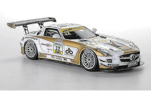 Mercedes SLS GT3 1/43 Schuco AMG No.32 Heico Motorsport D.Baumann / H.Proczyk ADAC GT Masters-Saison 2011 diecast model cars