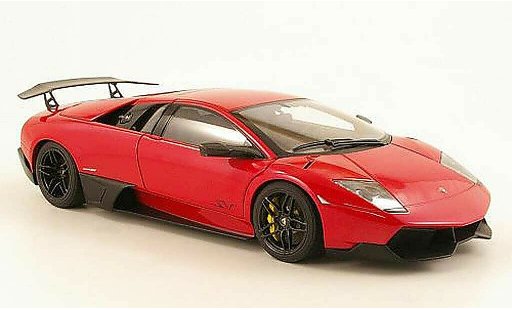 Lamborghini Murcielago LP670 1/18 Autoart SV red 2009 diecast model cars