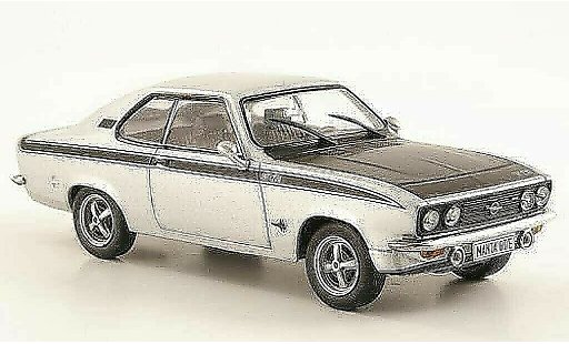 Opel Manta A 1/43 Hachette GT/E grey /black (ohne Magazin) 1974 diecast model cars