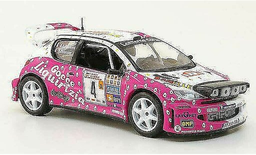 Peugeot 206 WRC 1/43 Hachette No.4 Bonelle Rally de Madeira 2003 diecast model cars