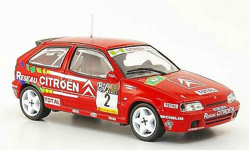Citroen ZX Rallye 1994 1/43 Hachette Rally 16V No.2 Reseau Rally du Rouerque diecast model cars