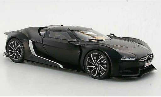 Citroen GT concept 1/18 Norev mat black 2008 diecast model cars