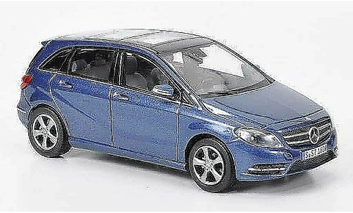 Mercedes Classe B Base 1/43 Norev B180 blue 2011 diecast model cars