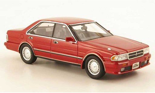 Nissan Cedric Y31 Gran Turismo SV 1/43 Hi Story () red RHD 1989 diecast model cars