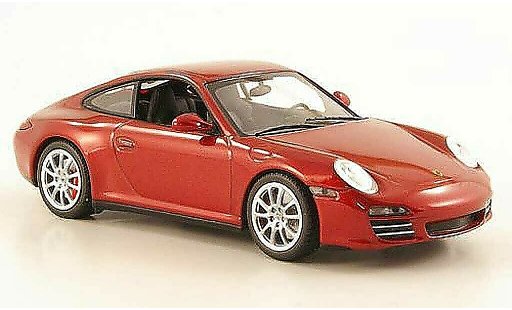 Porsche 911 4S 1/43 Minichamps Carrera (II) red 2008 diecast model cars