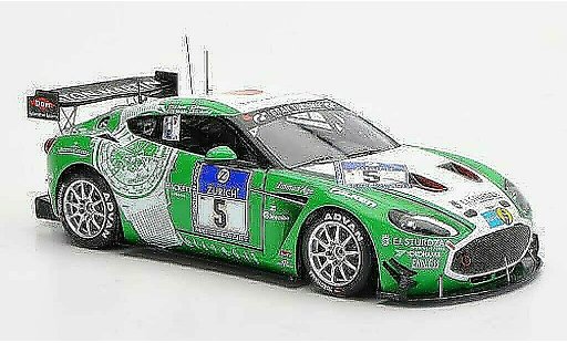 Aston Martin V12 Zagato coupe 1/43 Minichamps Zagato No.5 24h Nurburgring 2011 diecast model cars