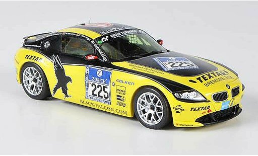 Bmw Z4 course 1/43 Minichamps E89 Black Falken TeaNo.225 24h Nurburgring 2011 diecast model cars