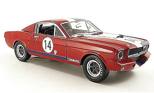 Shelby GT 350 1965 1/18 Shelby Collectibles r no.14 bp red/white/blue diecast model cars