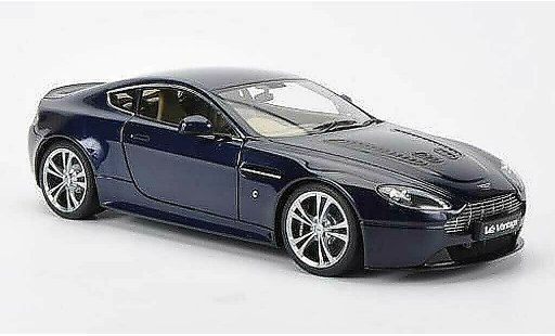 Aston Martin V12 Vantage vantage 1/18 Autoart blue RHD diecast model cars