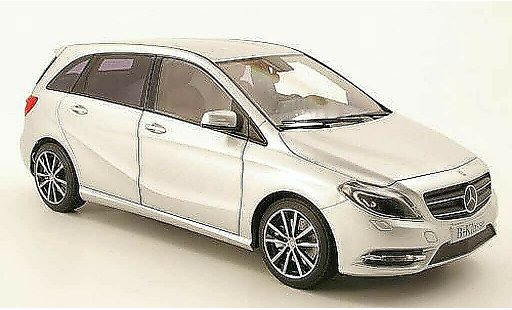 Mercedes Classe B Base 1/18 Norev grey metallisee 2011 diecast model cars