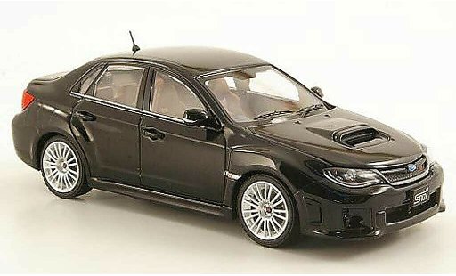 Subaru Impreza WRX 1/43 Ebbro STI A-Line black 2010 diecast model cars