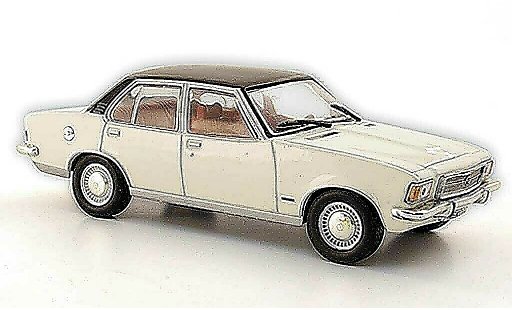 Opel Rekord D 1/43 Hachette 2100 Diesel white/black (ohne Magazin) 1973 diecast model cars