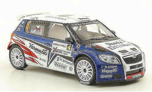 Skoda Fabia S2000 1/43 Abrex No.4 Delimax Valousek/Hruza Rally Valasska 2010 diecast model cars