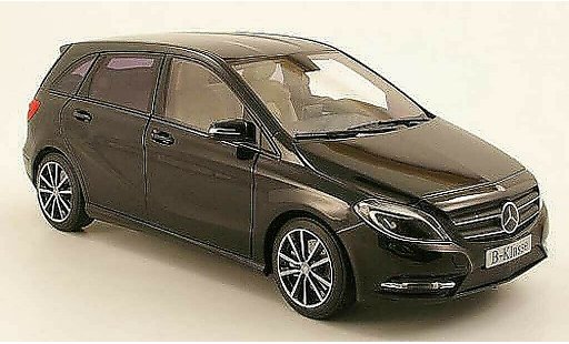 Mercedes Classe B Base 1/18 Norev black 2011 diecast model cars