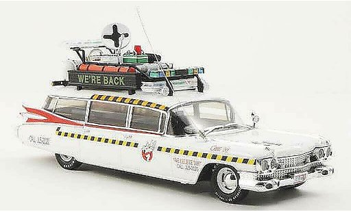Cadillac Ecto ambulance 1/43 Hot Wheels Elite 1A Ghostbusters II (Elite) diecast model cars