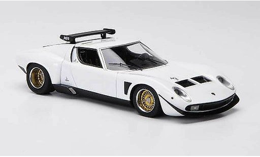 Lamborghini Miura Jota 1/43 FrontiArt SVR white 1972 diecast model cars