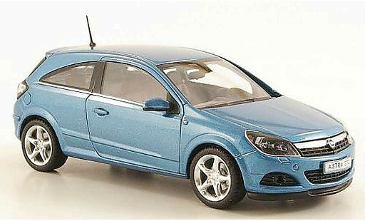 Opel Astra GTC 1/43 Minichamps H blue 3-Turer diecast model cars