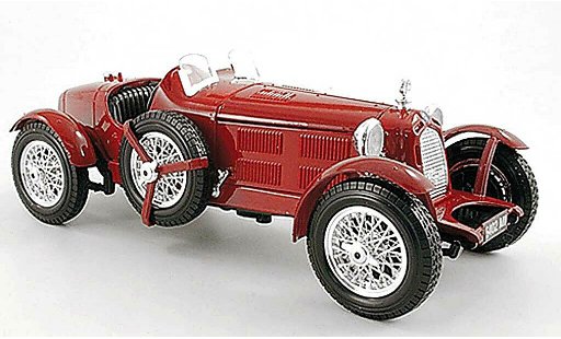 Alfa Romeo 8C 2300 1/18 Burago Monza red diecast model cars
