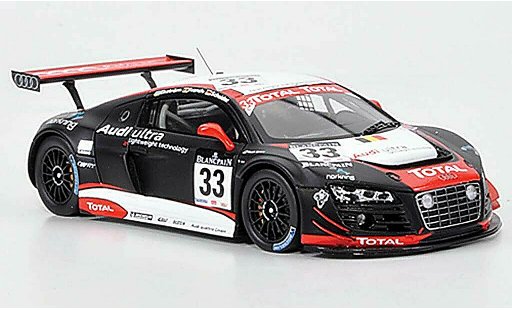 Audi R8 lms 1/43 Spark No.33 Total/ultra 24h Spa 2011 diecast model cars