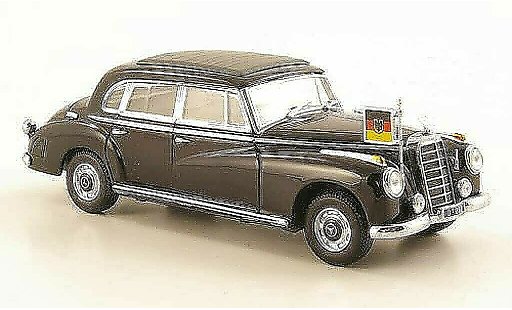 Mercedes 300 Base 1/43 Minichamps (W186 III) black Konrad Adenauer diecast model cars