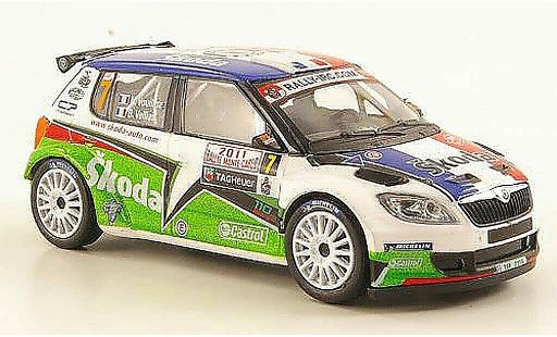 Skoda Fabia S2000 1/43 Abrex No.7 Vouilloz/Veillas Rally Monte Carlo 2011 diecast model cars