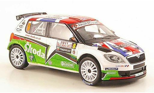 Skoda Fabia S2000 1/43 Abrex No.9 Mikkelsen/Floene Rally Monte Carlo 2011 diecast model cars