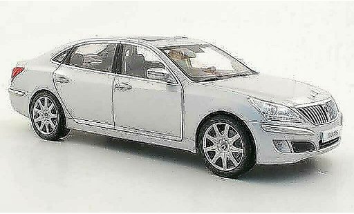 Hyundai Equus Base 1/18 Minikraft grey metallise diecast model cars