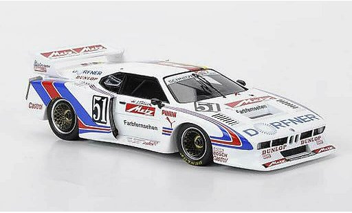 Bmw M1 1981 1/43 Spark No.51 Metz Schnitzer -Team H.-J.piece Norisring diecast model cars