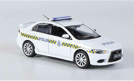 Mitsubishi Lancer Base 1/43 Vitesse Malaysia Police 2009 diecast model cars