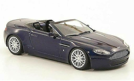 Aston Martin V8 roadster 1/43 Minichamps blue Sondermodell MCW 2008 diecast model cars