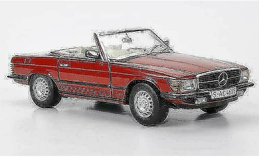Mercedes 350 Base 1/18 Sun Star red 1977 diecast model cars