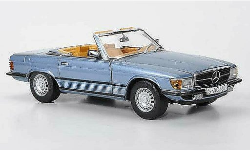 Mercedes 350 Base 1/18 Sun Star blue 1977 diecast model cars