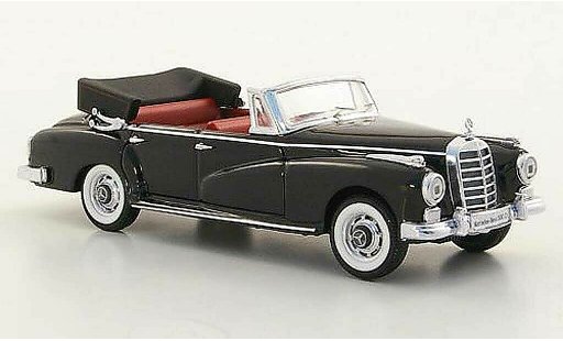 Mercedes 300 Cabriolet 1/43 Rio Convertible (W 189) black 1958 diecast model cars