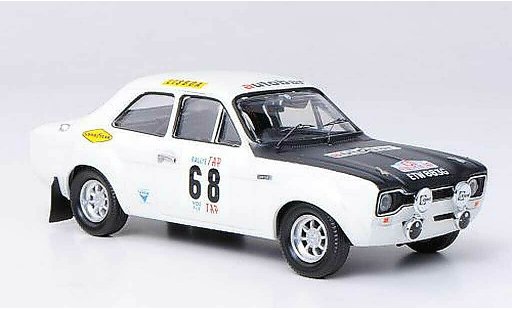 Ford Escort MK1 1/43 Trofeu 1600 TC No.68 Autobar T.Fall / H.Liddon Rally Portugal 1970 diecast model cars