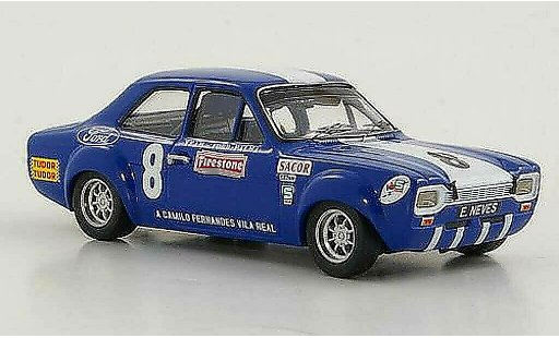 Ford Escort RS 1600 1/43 Trofeu TC No.8 Team -Palma E.Neves 6h Vila Real 1969 diecast model cars