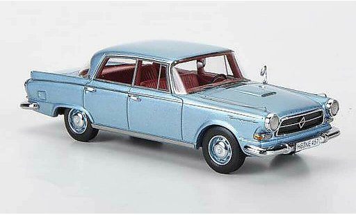 Borgward P100 berline 1/43 Neo blue 1960 diecast model cars