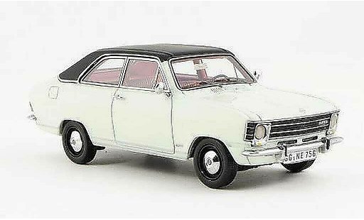 Opel Olympia A 1/43 Neo LS white/black 2-Turer 1970 diecast model cars