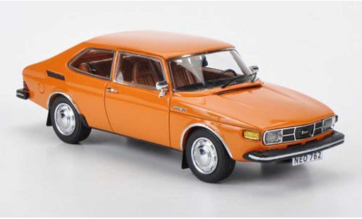 Saab 99 GL 1/43 Neo orange 1975 diecast model cars