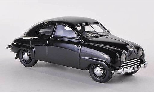 Saab 92B Base 1/43 Neo black 1958 diecast model cars