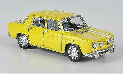 Renault 8 S 1/43 Solido yellow/white 1969 diecast model cars