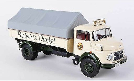 Mercedes LP 911 Base 1/43 Premium ClassiXXs flatbed Postswirt's Dunkel PP-LKW diecast model cars
