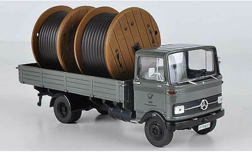 Mercedes L3500 Base 1/43 Premium ClassiXXs / Porsche Pr. m. 2 Kabeltr. DBP-Fernmeldedienst grey diecast model cars