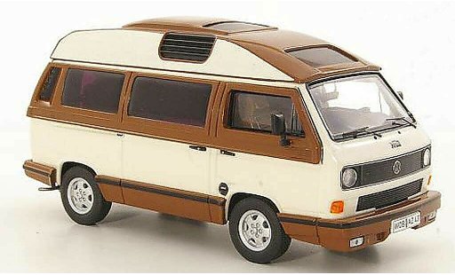 Volkswagen T3 B 1/43 Premium ClassiXXs Dehler-Profi white/brown diecast model cars