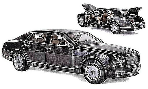Bentley Mulsanne berline 1/18 Minichamps 2010 brown LHD diecast model cars