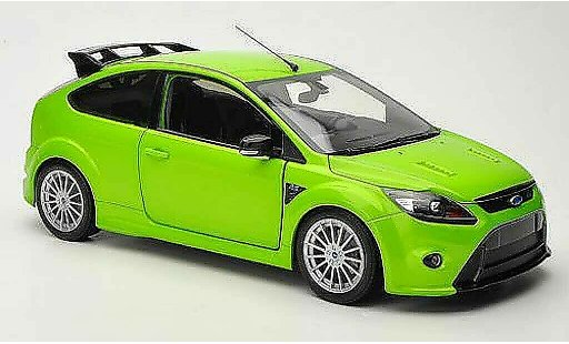 Ford Focus RS 1/18 Minichamps green 2010 diecast model cars