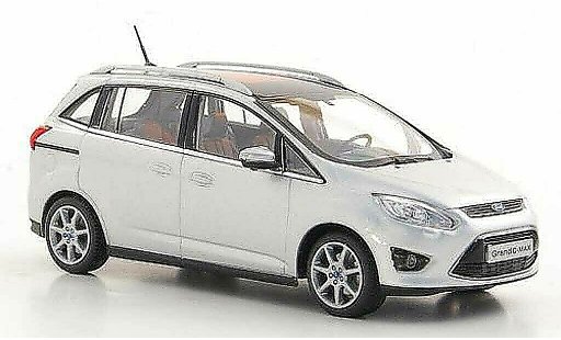 Ford Grand C-Max Berline 1/43 Minichamps Grand C-Max grey 2010 diecast model cars